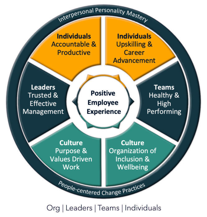 positive employee experience graphic